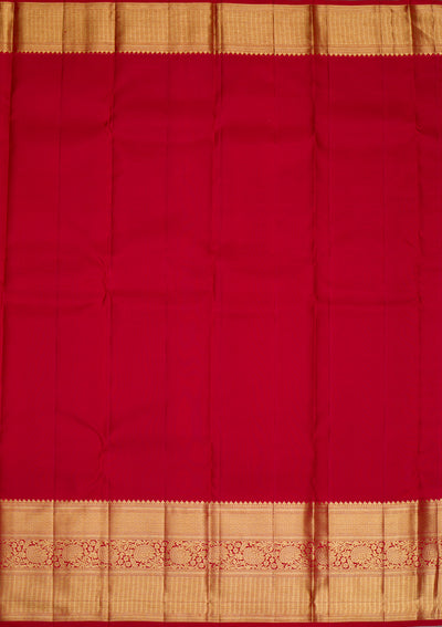 Cream Gold Zariwork Pure Silk Saree