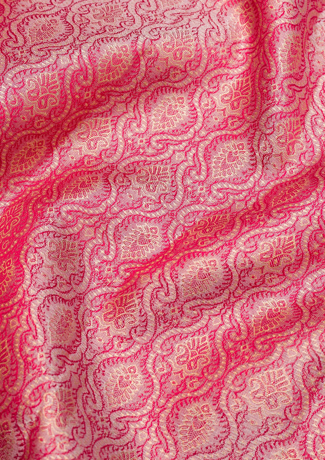 Light Pink Zariwork Pure Silk Saree