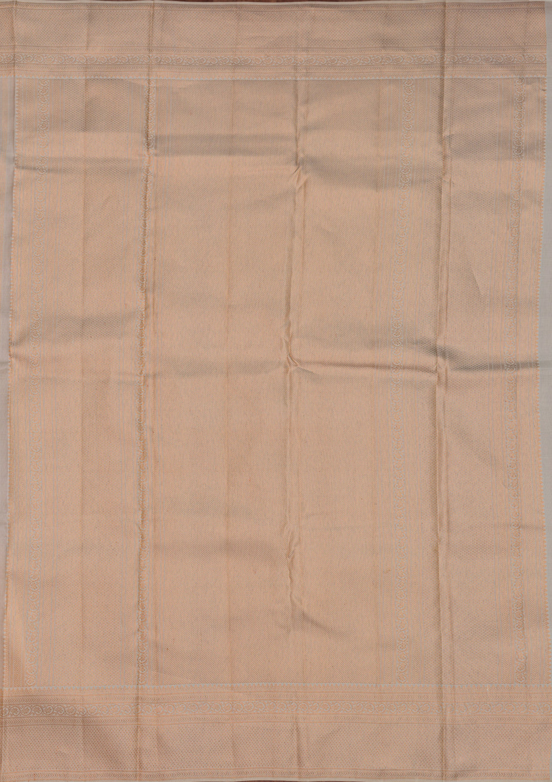Cream Zariwork Pure Silk Saree