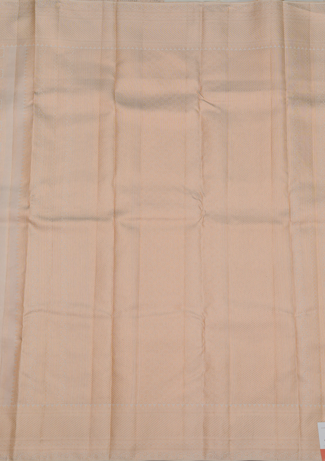 Cream Zariwork Pure Silk Saree