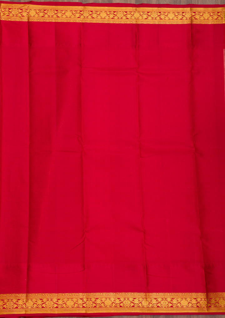 Cream Zariwork Pure Silk Saree