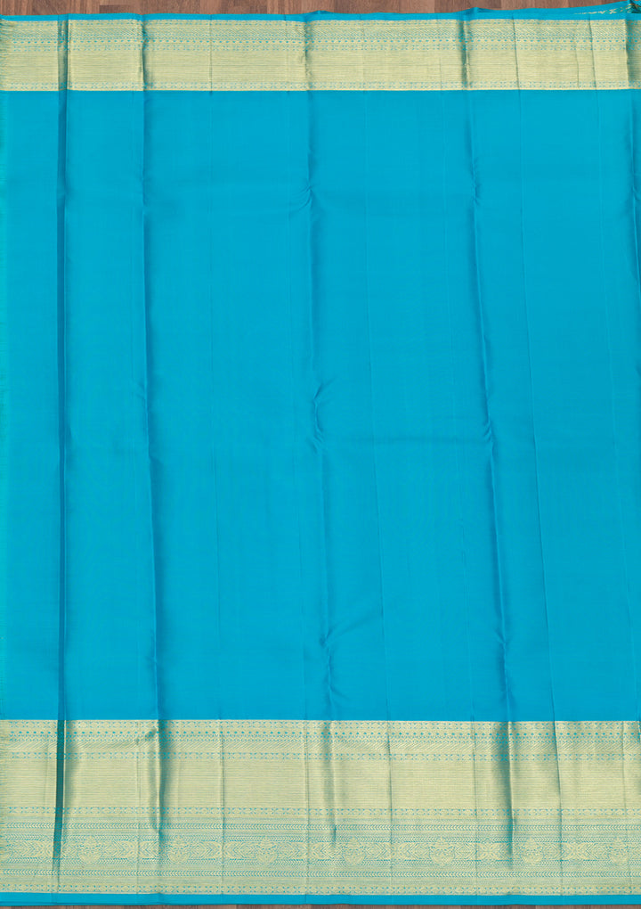 Cream Zariwork Pure Silk Saree