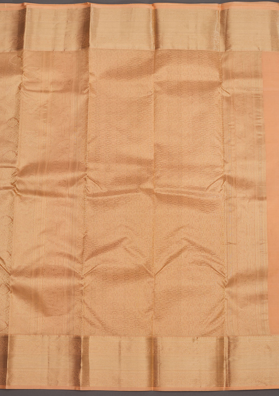 Cream Zariwork Pure Silk Saree