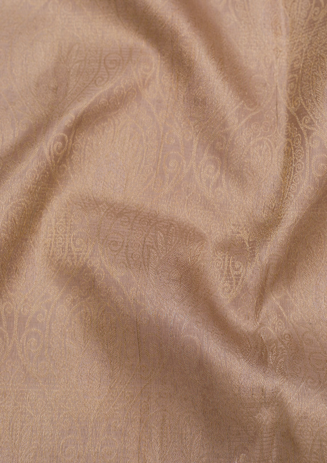 Cream Zariwork Pure Silk Saree