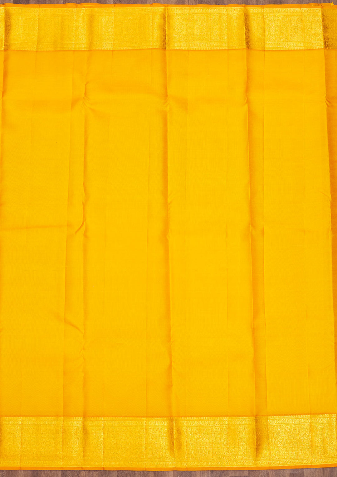 Cream Zariwork Pure Silk Saree