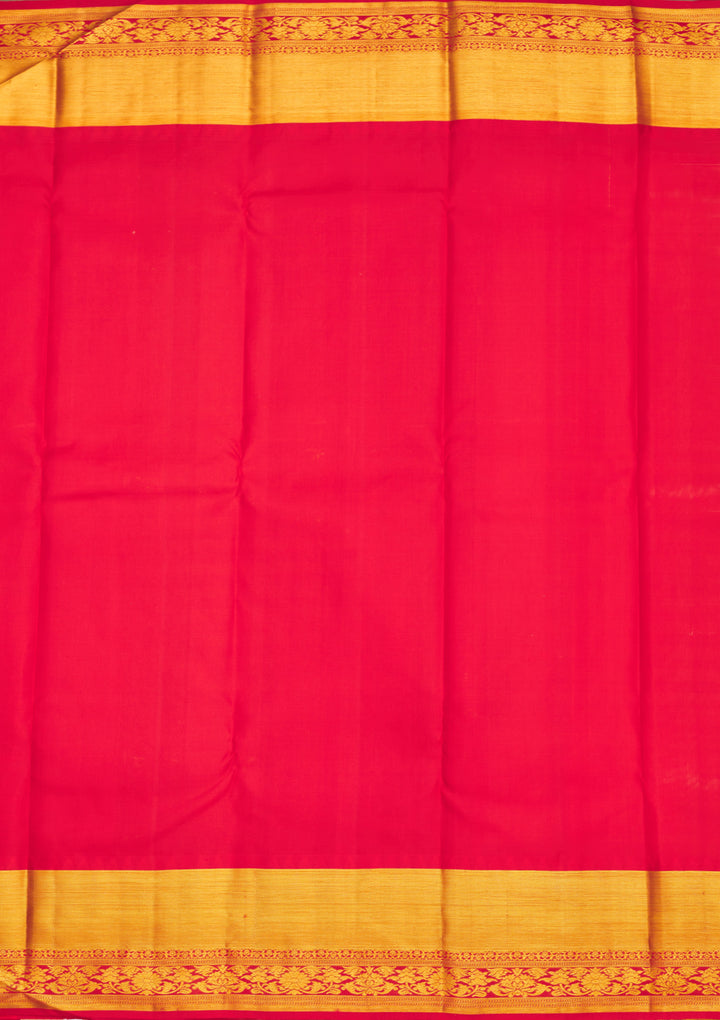 Cream Zariwork Pure Silk Saree