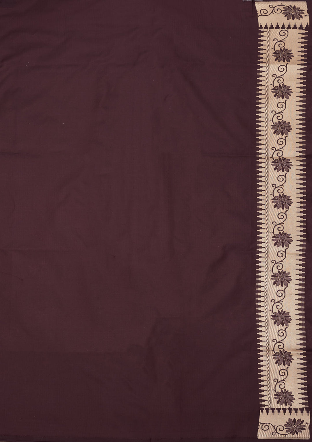 Dark Grey Zariwork Pure Silk Saree
