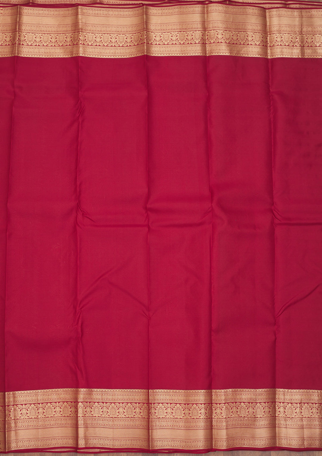 Dark Maroon Zariwork Pure Silk Saree