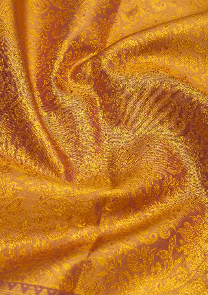 Gold Zariwork Pure Silk Saree