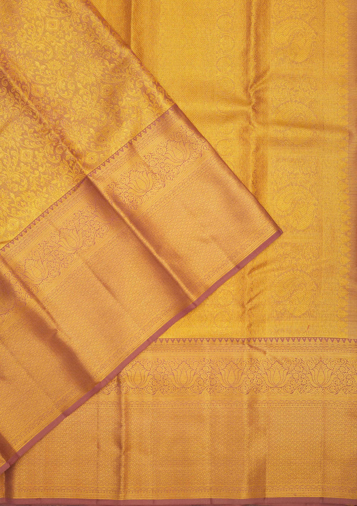 Gold Zariwork Pure Silk Saree