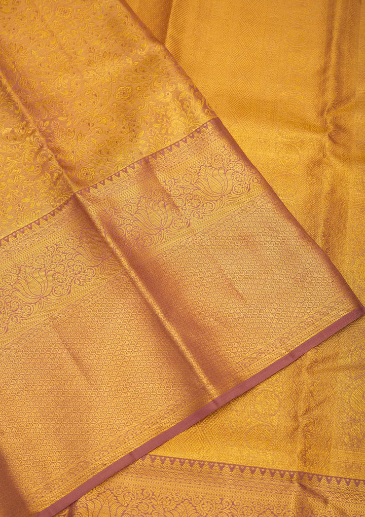 Gold Zariwork Pure Silk Saree