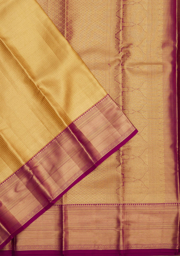 Gold Zariwork Pure Silk Saree