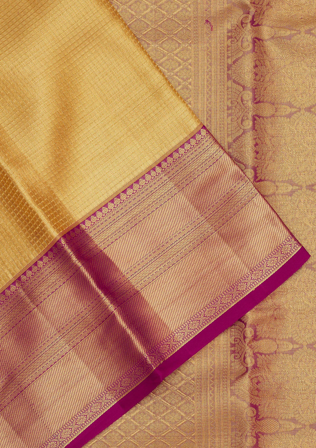 Gold Zariwork Pure Silk Saree