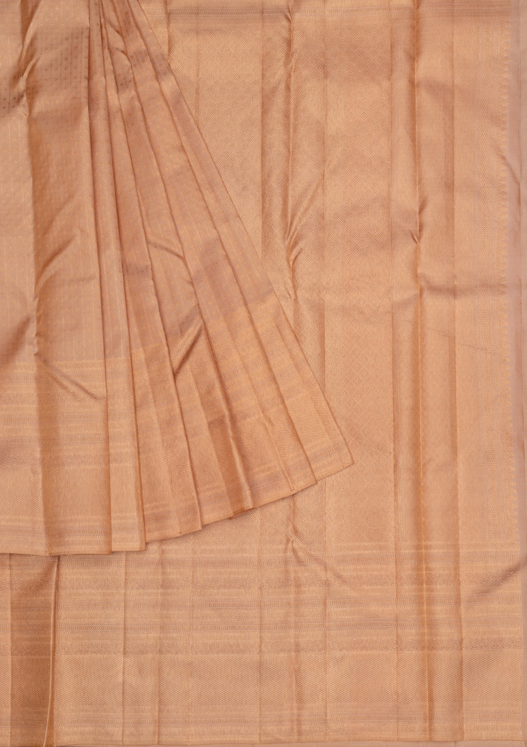 Gold Copper Zariwork Pure Silk Saree