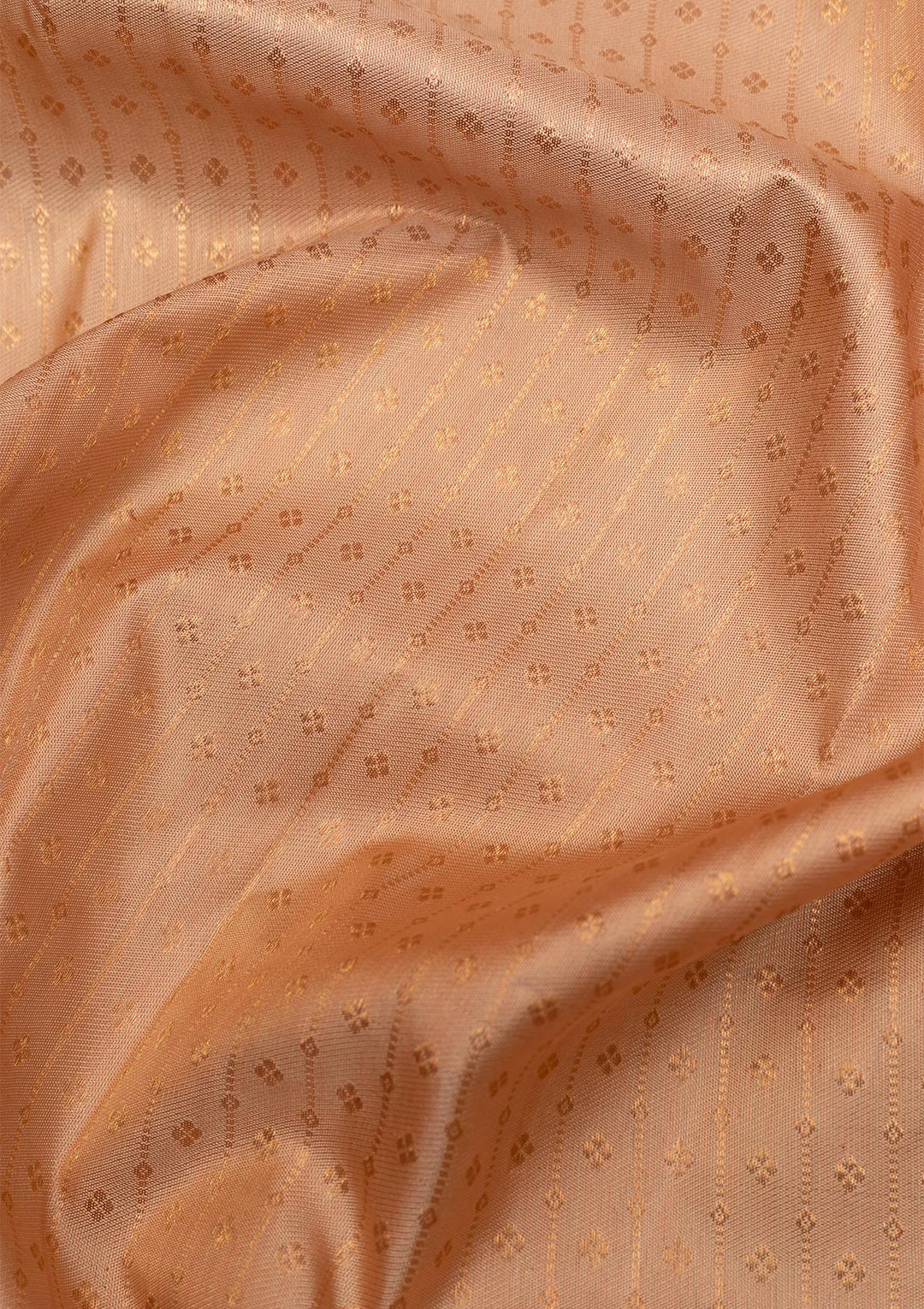 Gold Copper Zariwork Pure Silk Saree