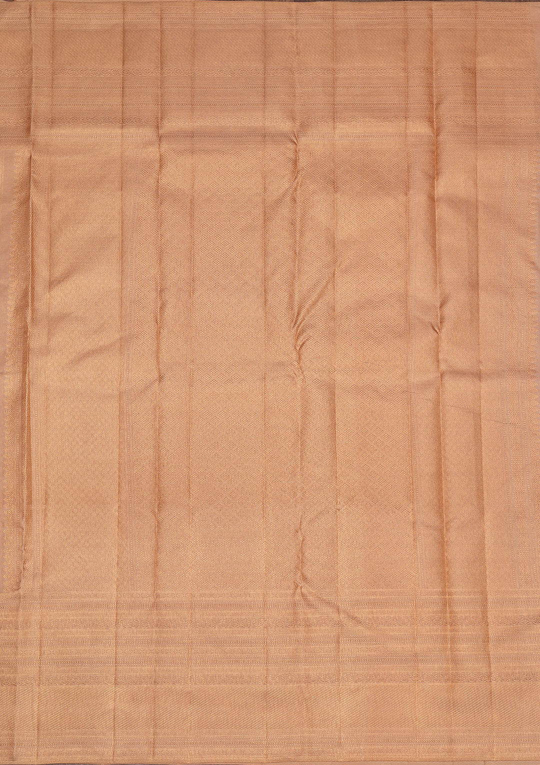 Gold Copper Zariwork Pure Silk Saree