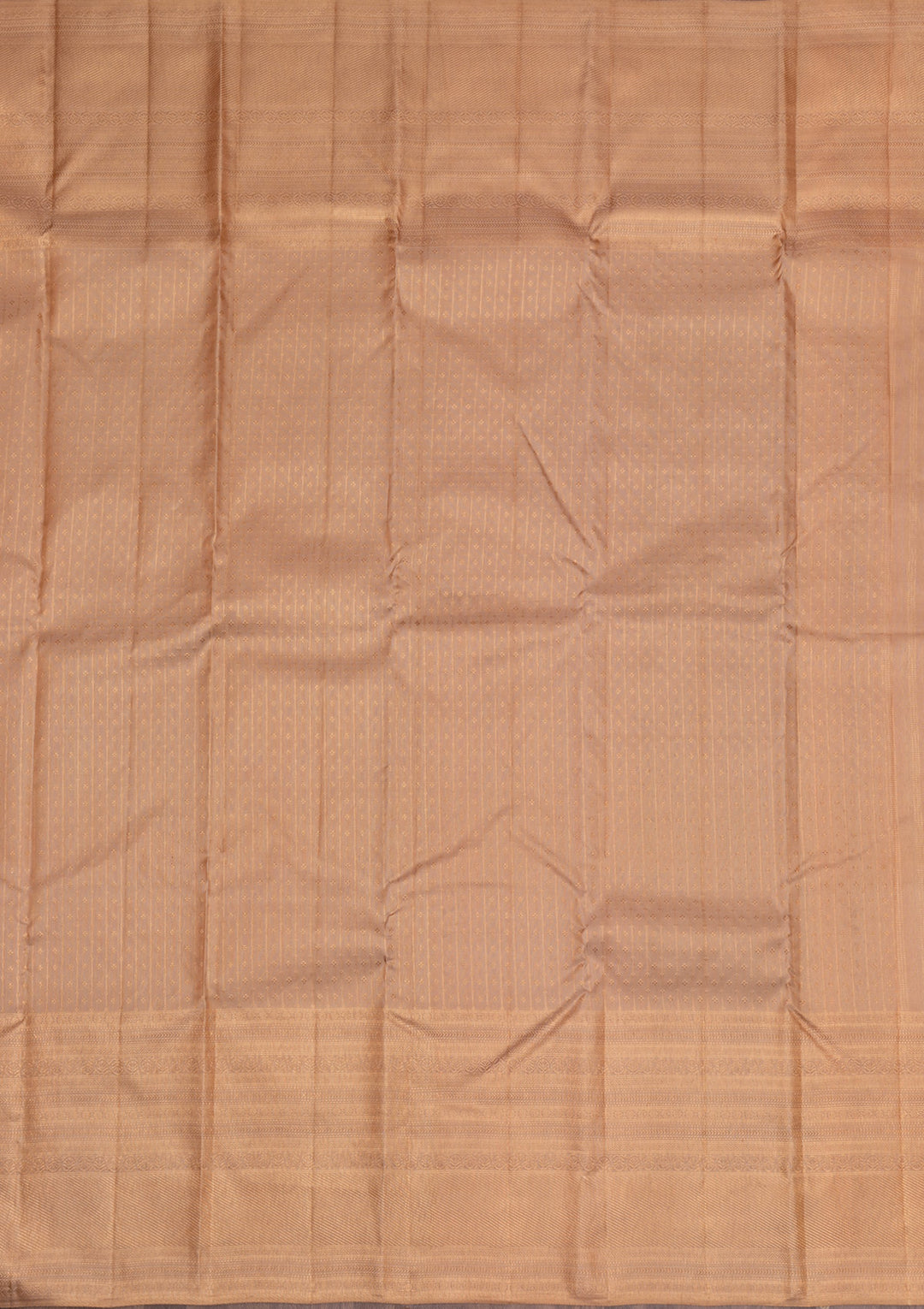 Gold Copper Zariwork Pure Silk Saree