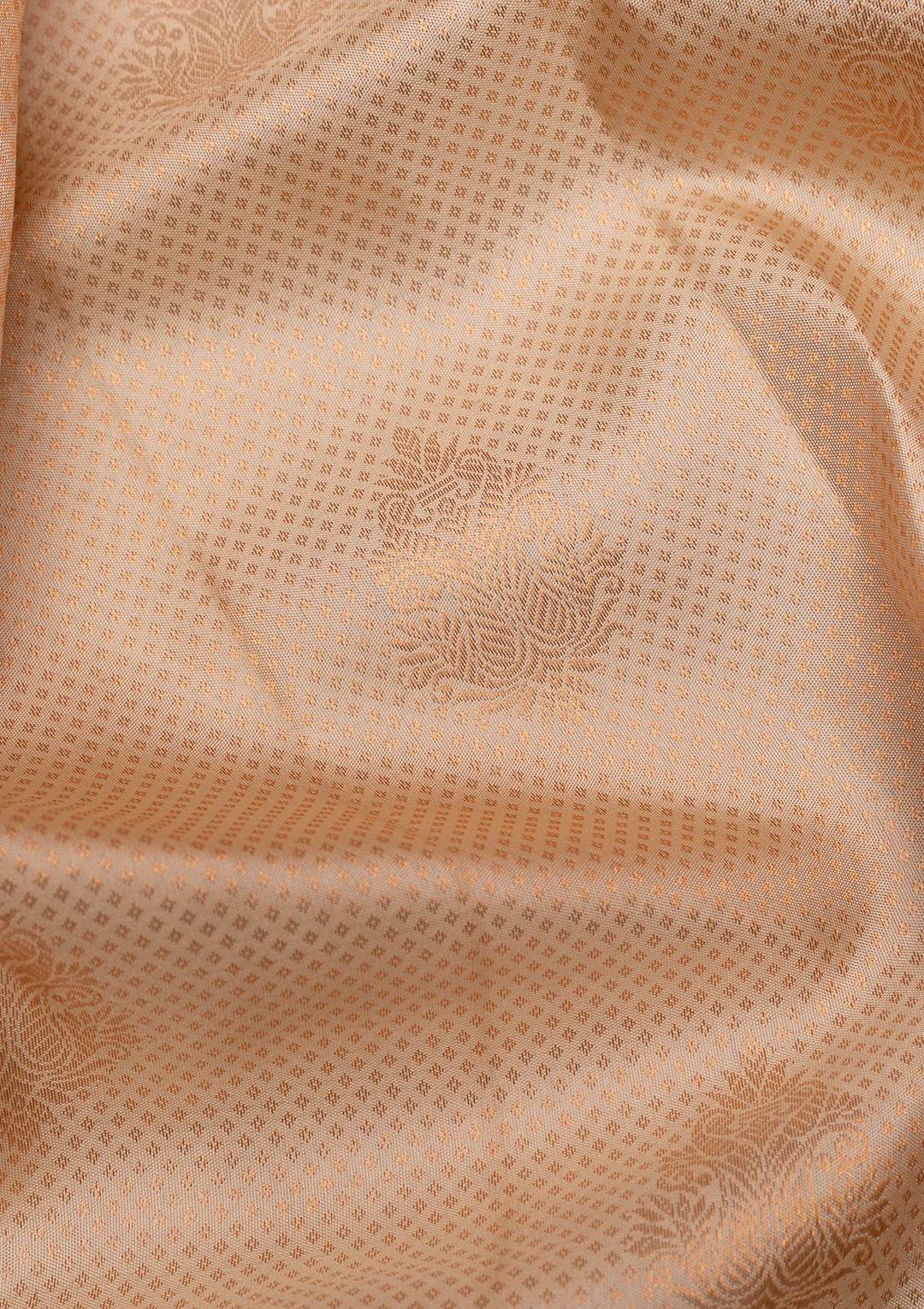 Gold Copper Zariwork Pure Silk Saree