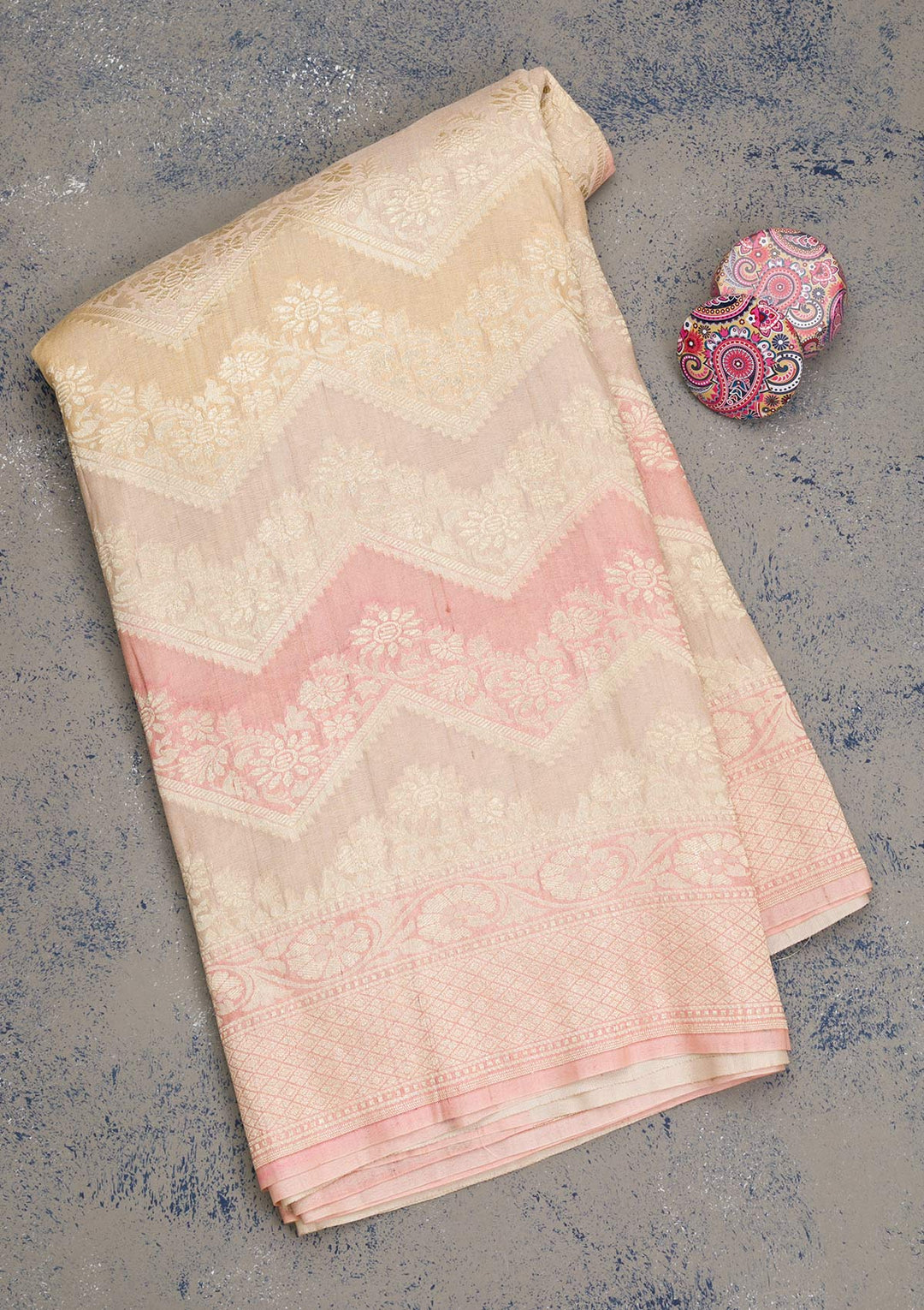 Gold Zariwork Pure Silk Saree