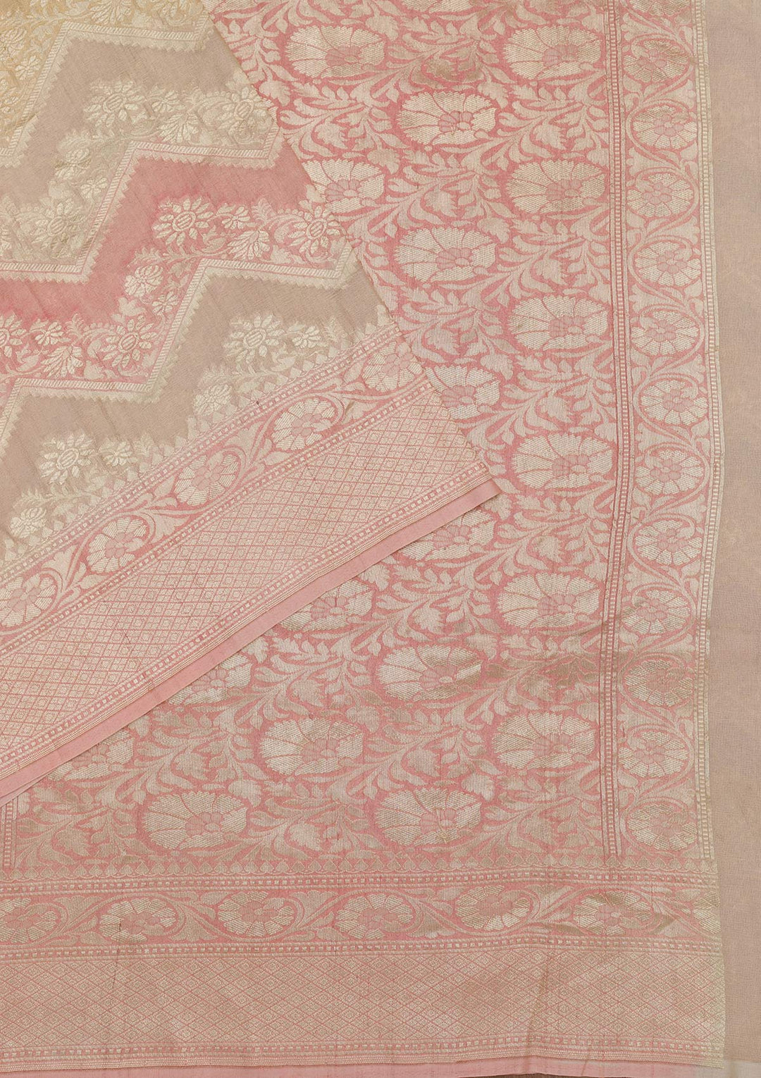 Gold Zariwork Pure Silk Saree