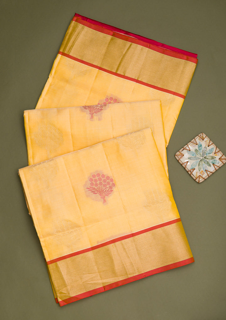 Gold Zariwork Pure Silk Saree