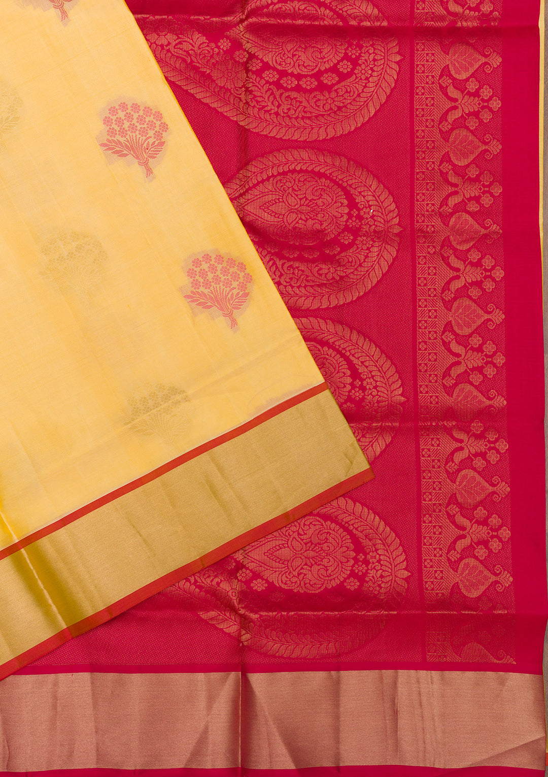 Gold Zariwork Pure Silk Saree