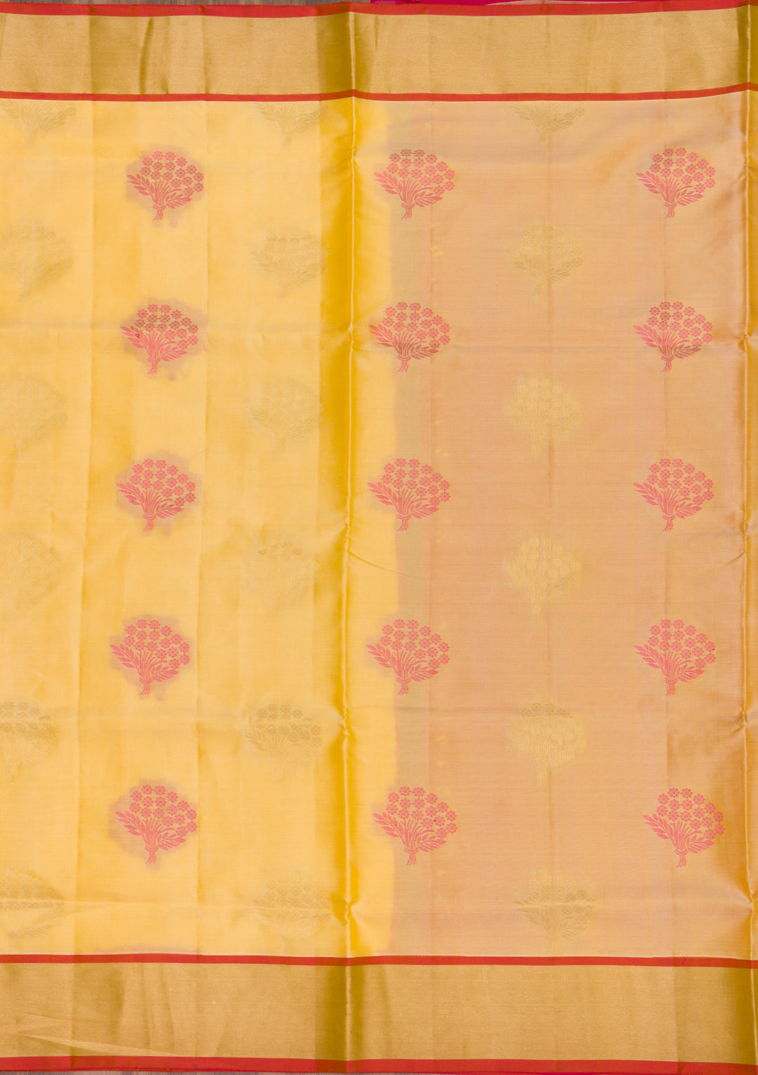 Gold Zariwork Pure Silk Saree