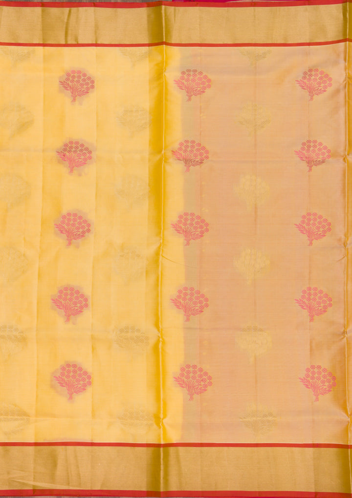 Gold Zariwork Pure Silk Saree