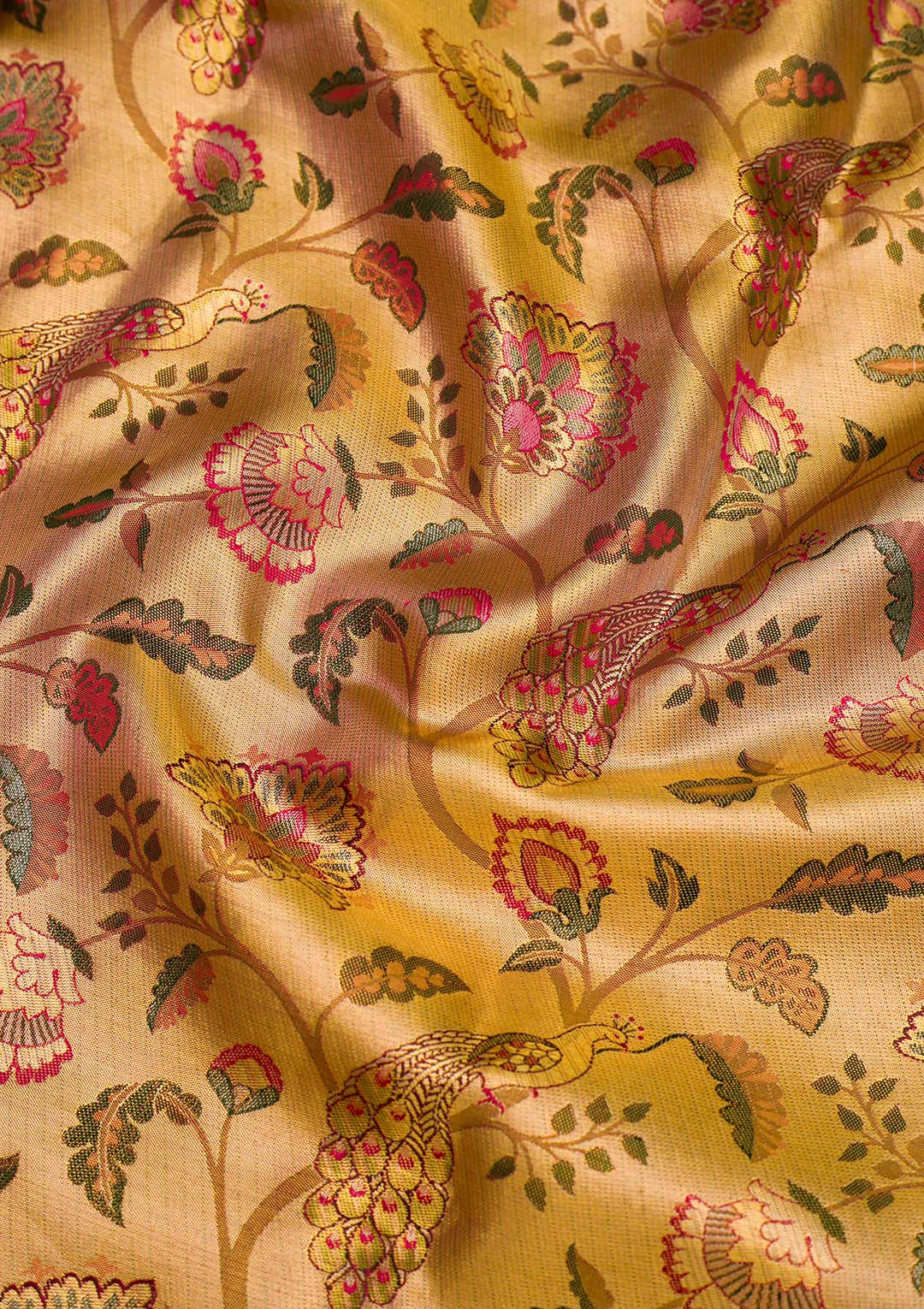 Gold Zariwork Pure Silk Saree