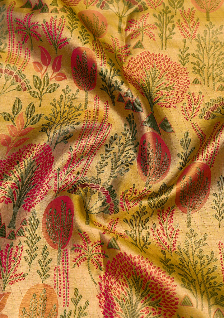 Gold Zariwork Kanjivaram Pure Silk Saree