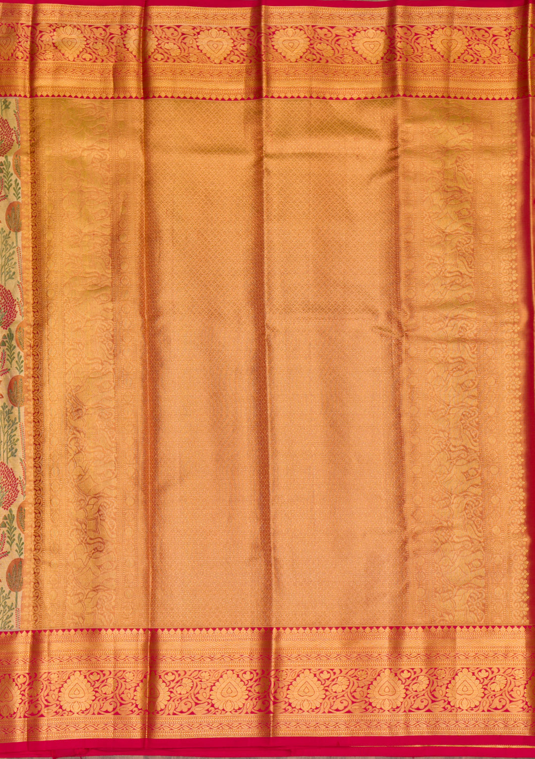 Gold Zariwork Kanjivaram Pure Silk Saree