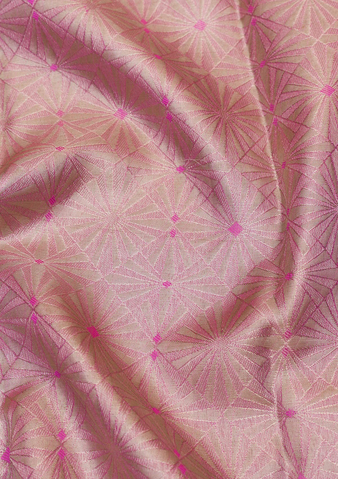Pink Zariwork Kanjivaram Pure Silk Saree