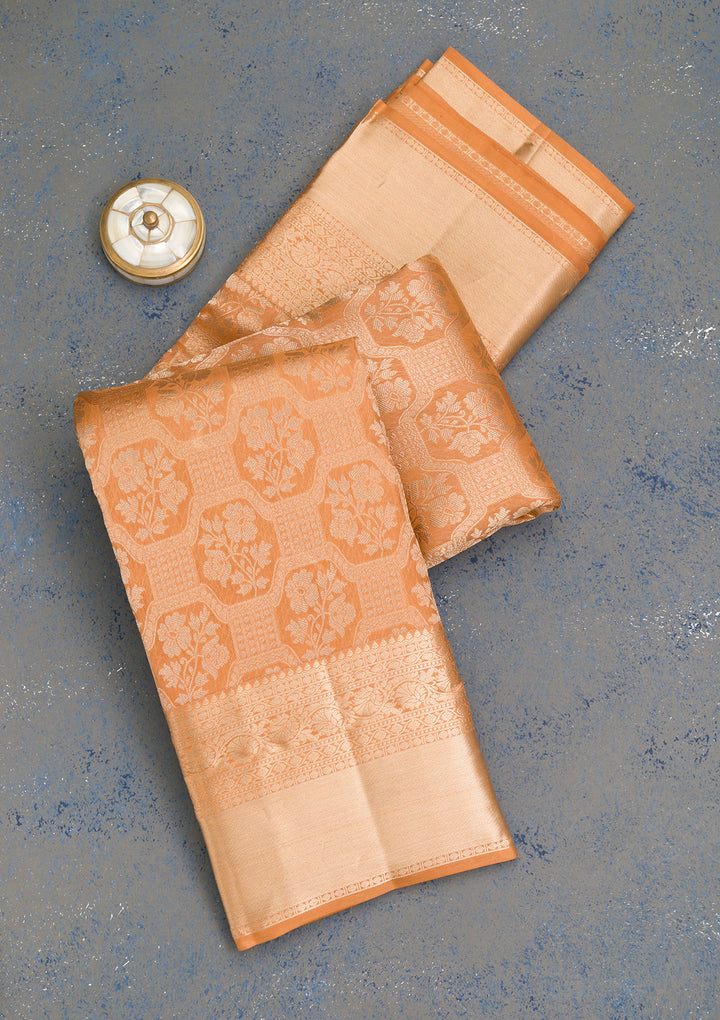 Gold Zariwork Pure Silk Saree
