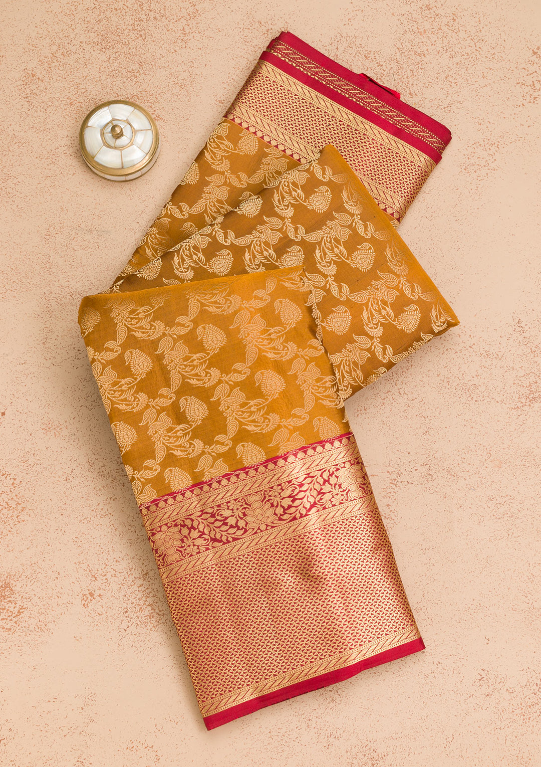 Gold Zariwork Pure Silk Saree