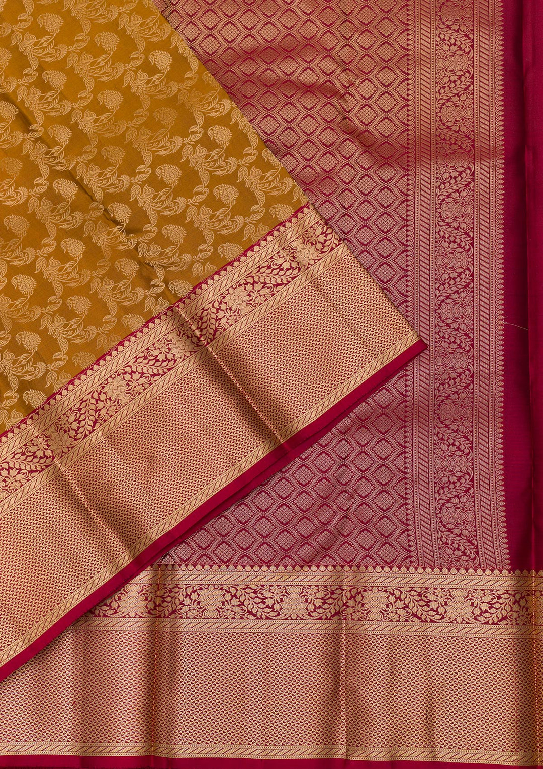 Gold Zariwork Pure Silk Saree
