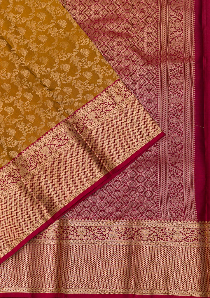 Gold Zariwork Pure Silk Saree