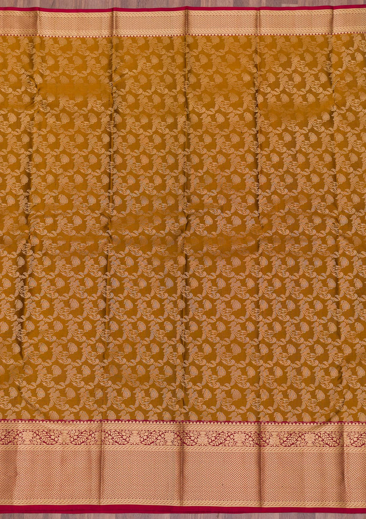 Gold Zariwork Pure Silk Saree