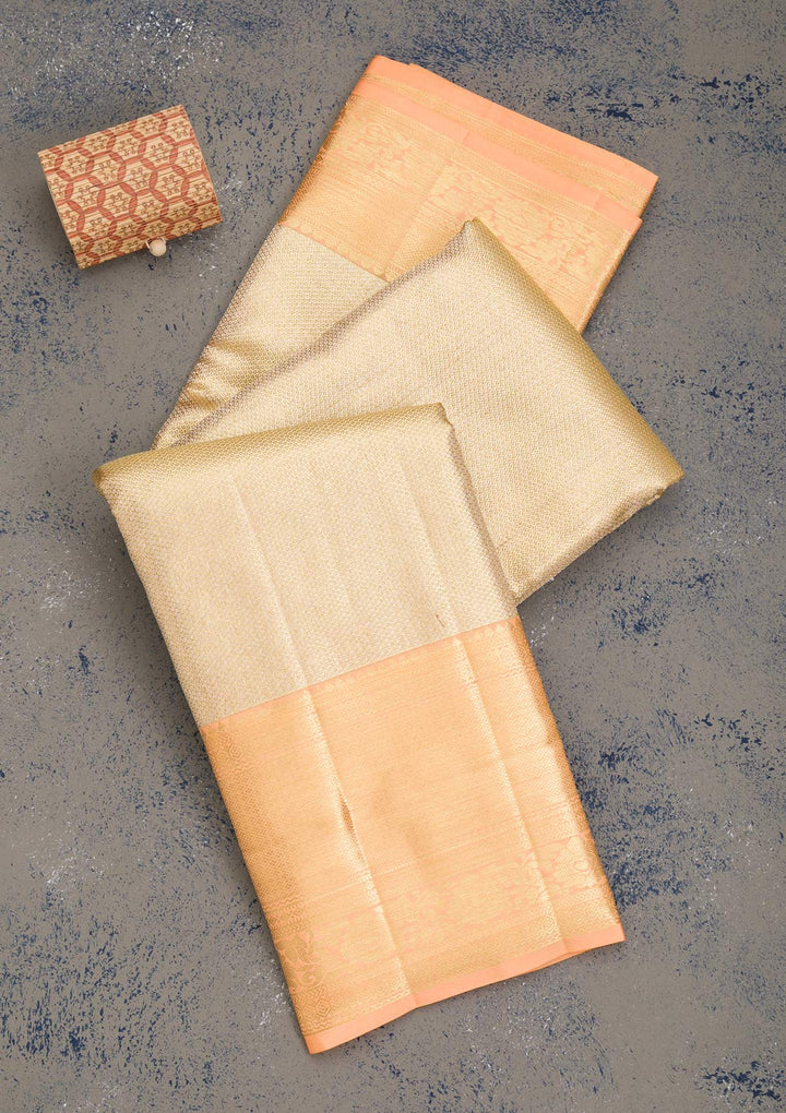 Gold Zariwork Pure Silk Saree