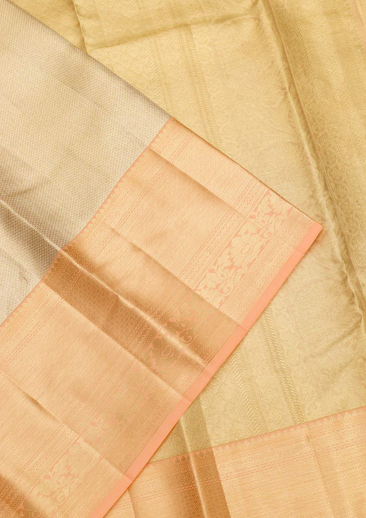 Gold Zariwork Pure Silk Saree