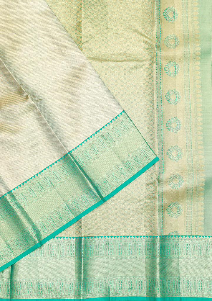 Gold Zariwork Kanjivaram Pure Silk Saree