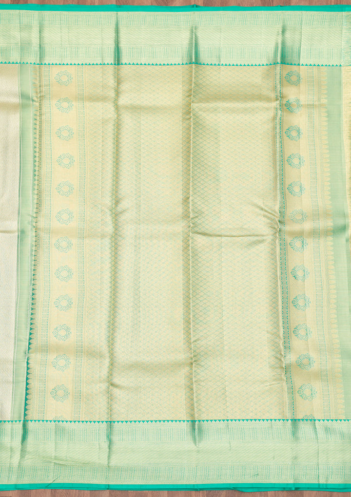 Gold Zariwork Kanjivaram Pure Silk Saree