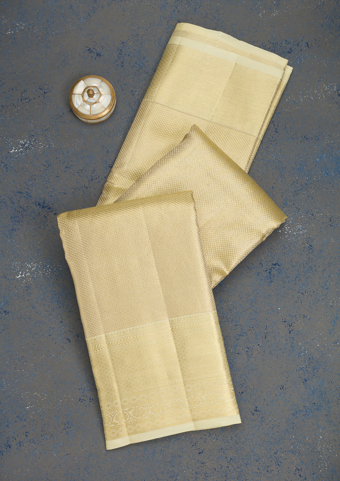 Gold Zariwork Banarasi Pure Silk Saree
