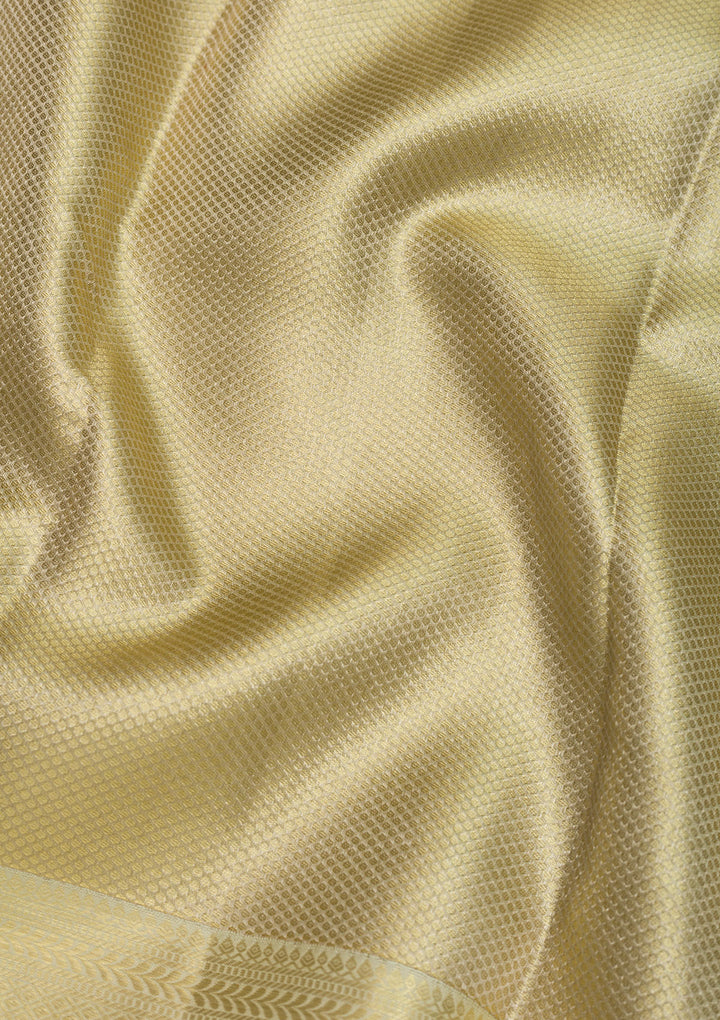 Gold Zariwork Banarasi Pure Silk Saree