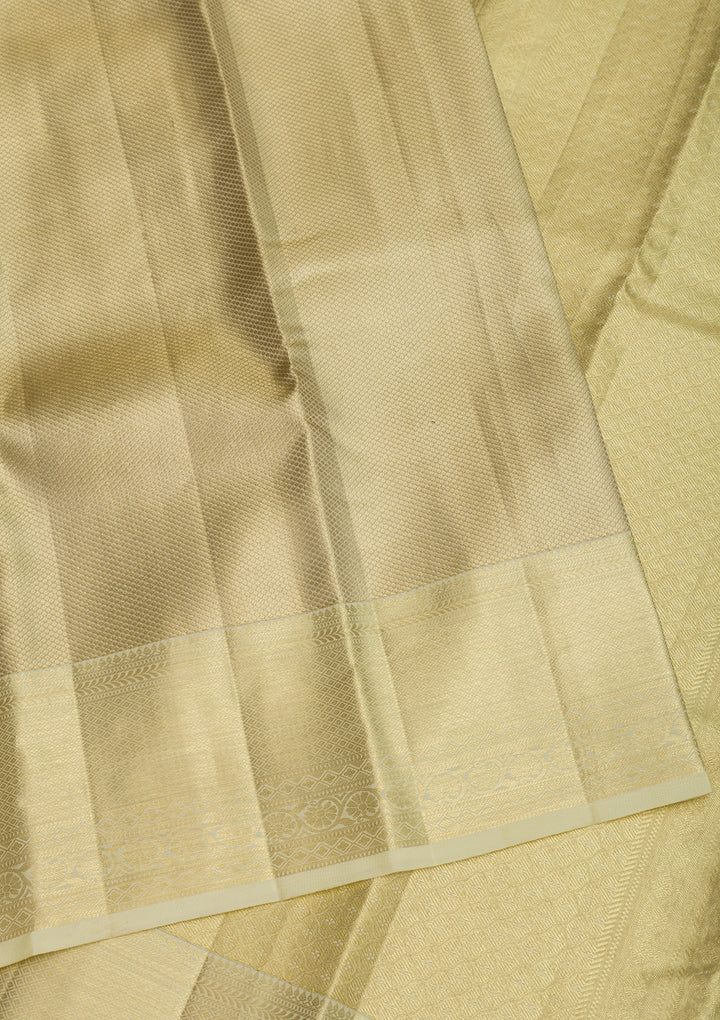 Gold Zariwork Banarasi Pure Silk Saree