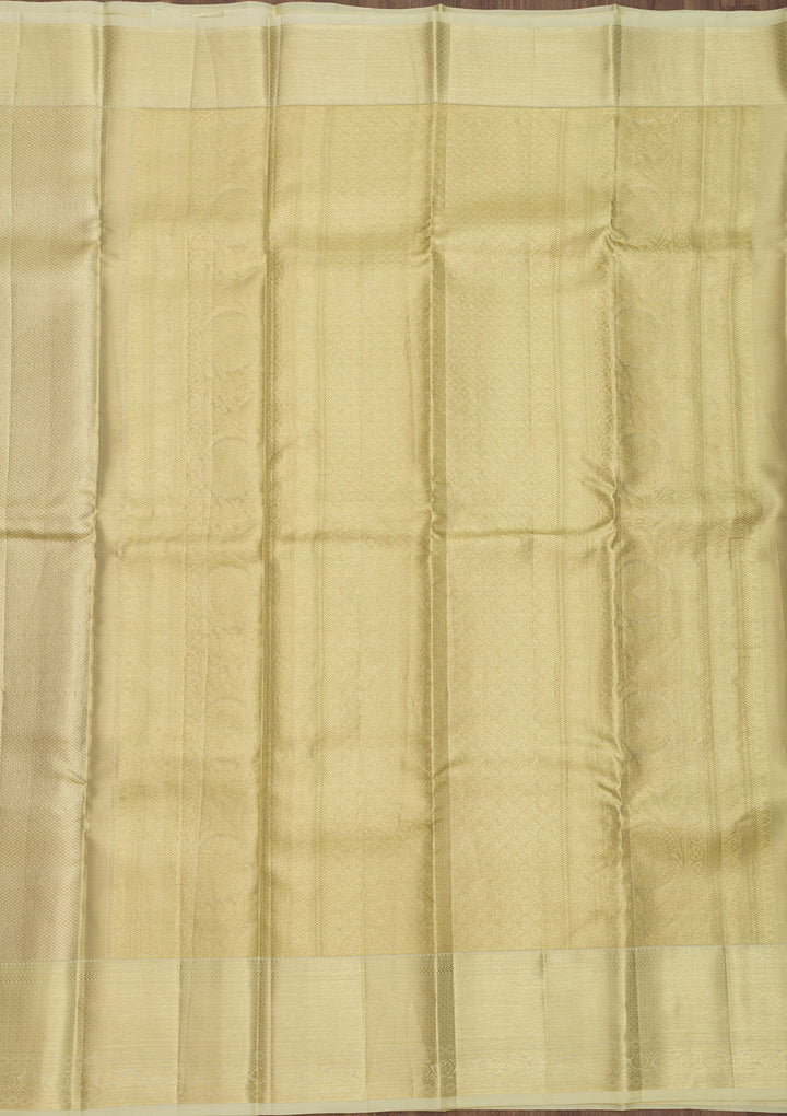 Gold Zariwork Banarasi Pure Silk Saree