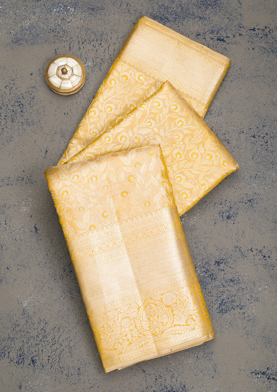 Gold Zariwork Pure Silk Saree