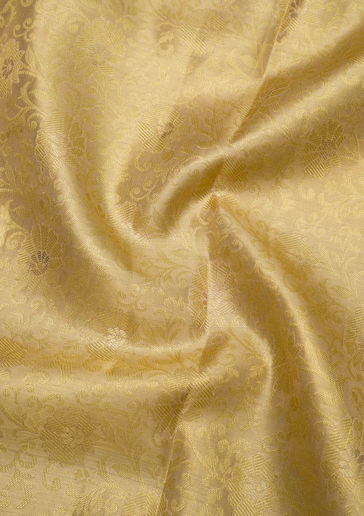 Gold Zariwork Kanjivaram Pure Silk Saree