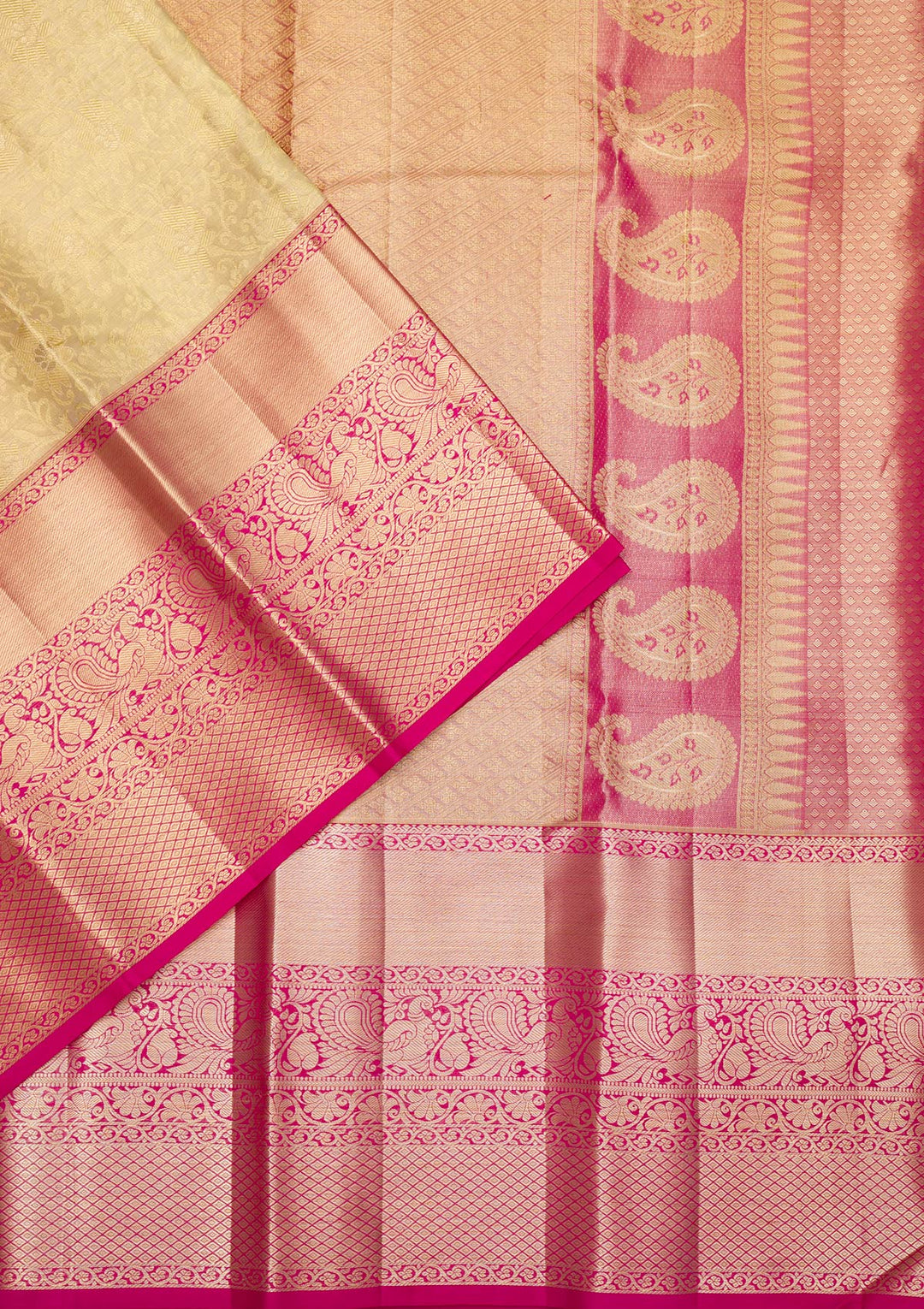 Gold Zariwork Kanjivaram Pure Silk Saree