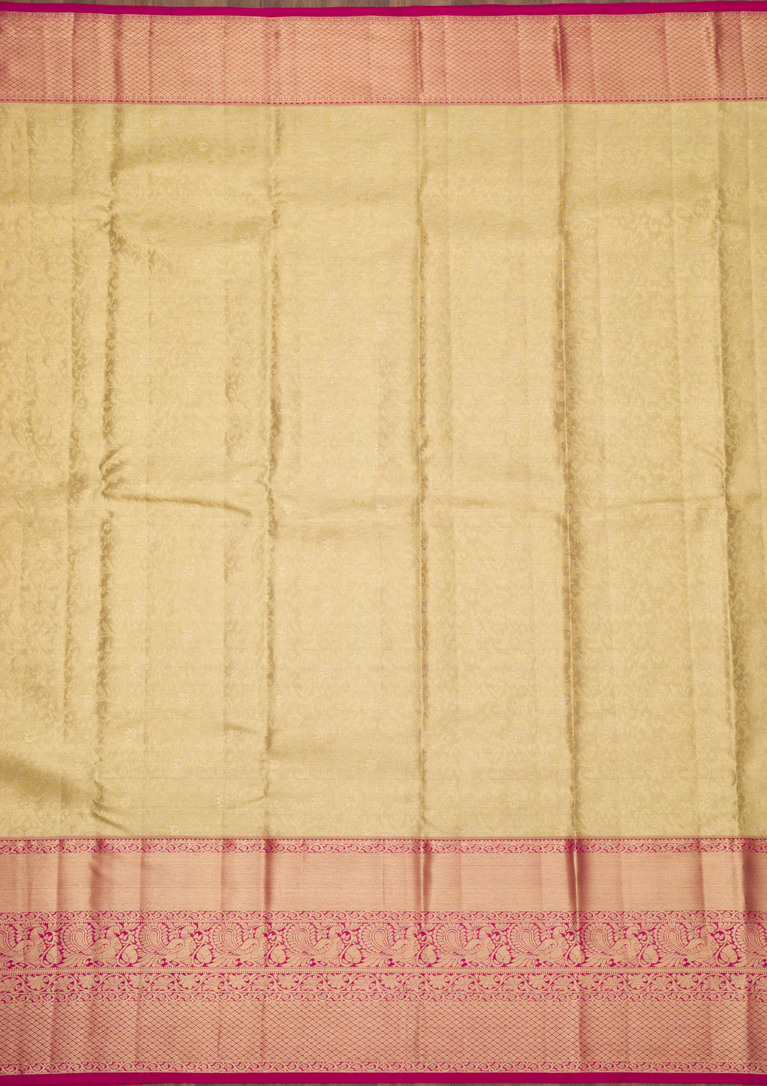 Gold Zariwork Kanjivaram Pure Silk Saree