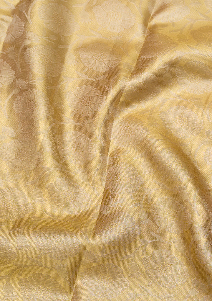 Gold Zariwork Kanjivaram Pure Silk Saree